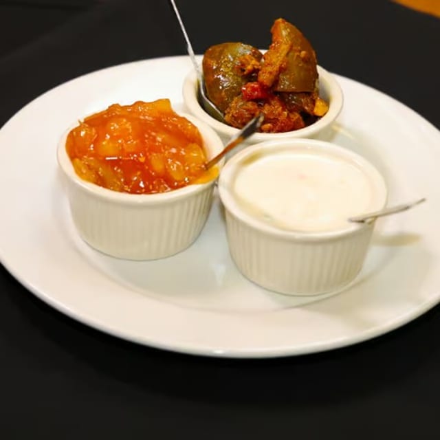Assorted Condiments.