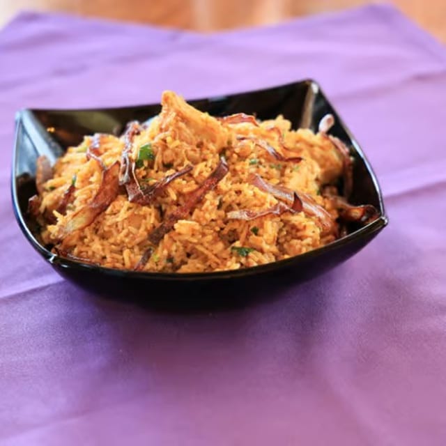 D. Shrimp Biryani.